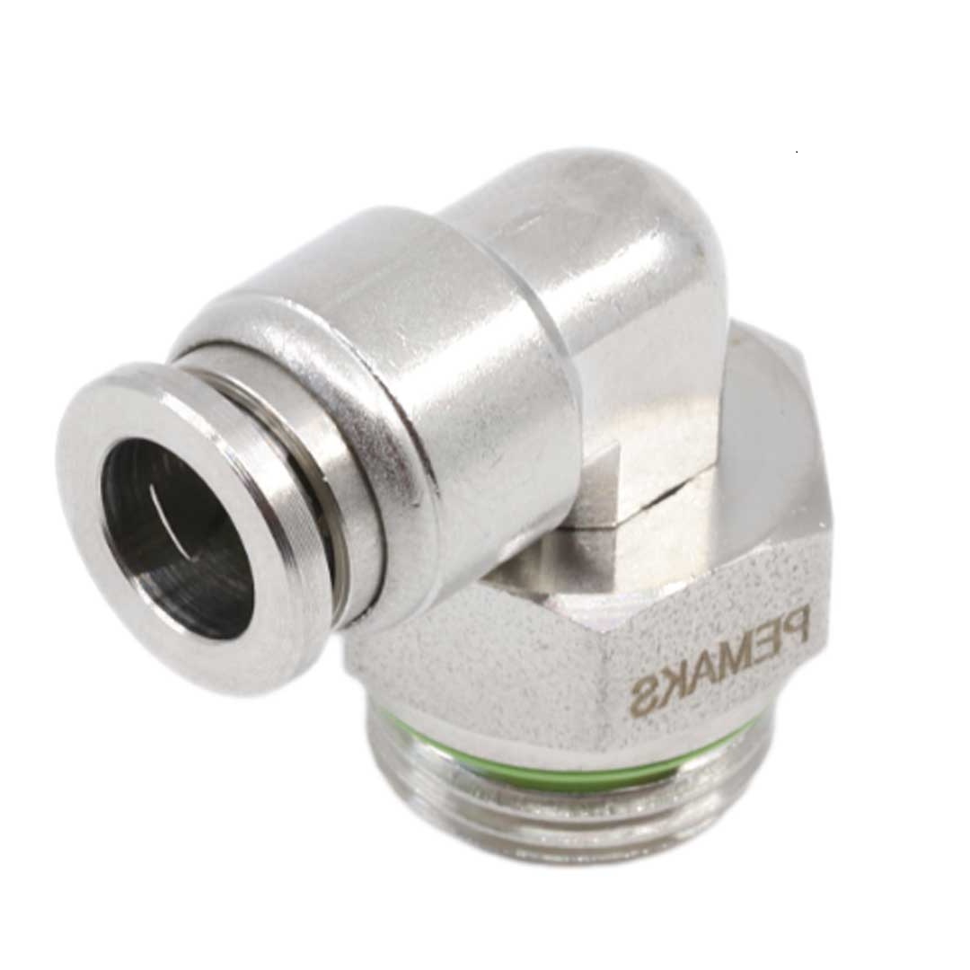 Штуцер цанговый угловой PRPL-M5-6 Pemaks