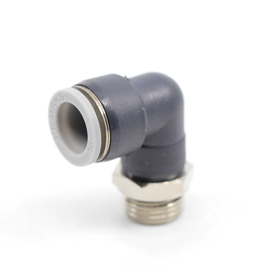 Штуцер цанговый угловой PRLM-M6-6 Pemaks