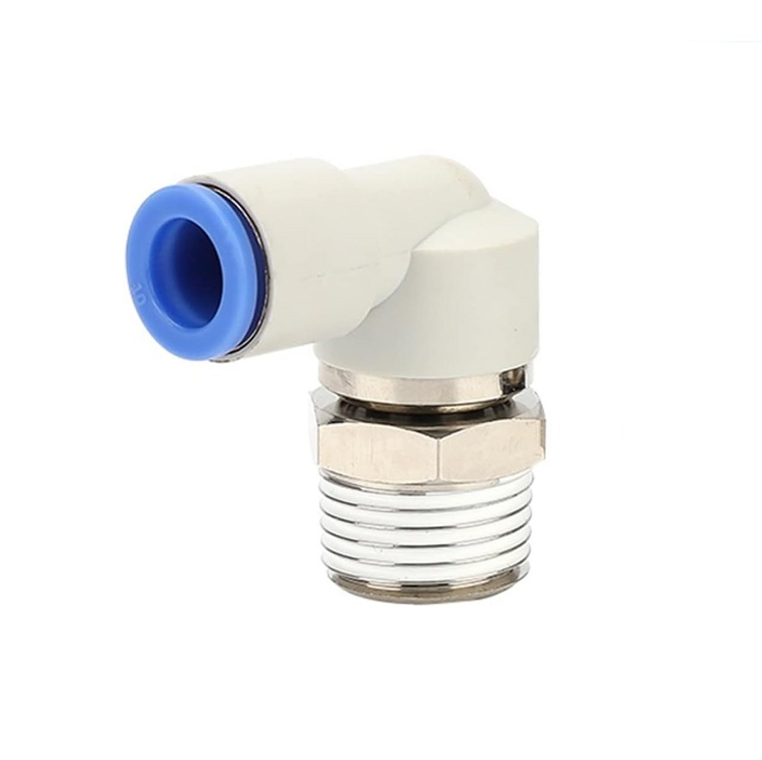 Штуцер цанговый угловой с шарикоподшипником PRRL-3/8-8 Pemaks