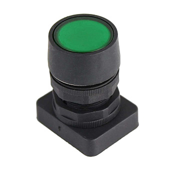 Зеленая кнопка с пружинным возвратом PV1M-BY Pemaks