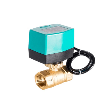 Шаровый кран MINI с электроприводом TWBBV (3/4 никелир. латунь)